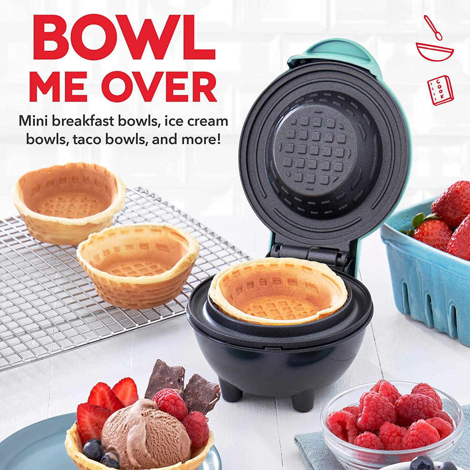 Home Cooking Egg Roll - CANDIMILL 220V Electric Pancake Maker, Home