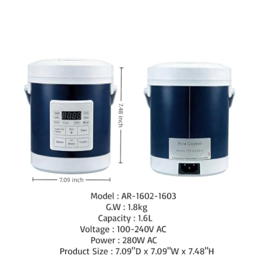 1.6L Rice Cooker 110V Multifun - Home Cooking Fast Foods incelemesi ve fiyatı
