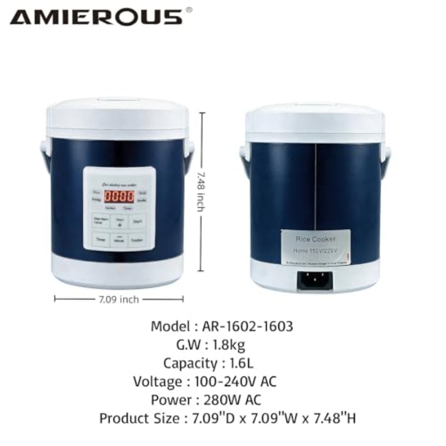 1.6L Rice Cooker 110V Multifun - Home Cooking Fast Foods incelemesi ve fiyatı