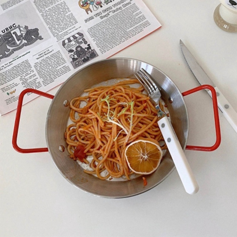 Seafood Rice Pot Prevent Scald - Paella Pan Steel incelemesi ve fiyatı